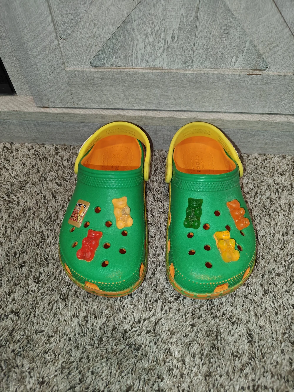 Crocs Kids' Haribo Gummy Bears Classic Clogs Green Size 12c